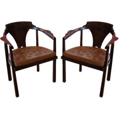 PAIR OF EDWARD WORMLEY OCCASIONAL CHAIRS