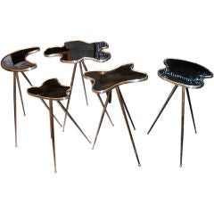 A Set of Five Occasional Tables in the style of Paolo di Poli