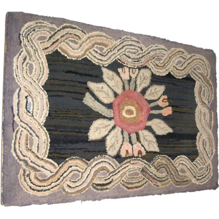 American Hooked Rug For Sale