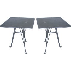 Pair of  French Pascal Mourgue side tables