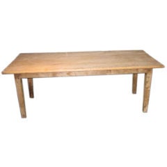 1920
s French Pine Dining Table