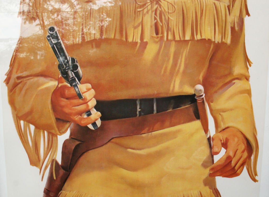 Mid-20th Century 1950s Lifesize Lone Ranger and Tonto TV Posters