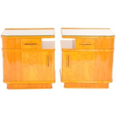 czech deco night - side tables (pair), priced individually