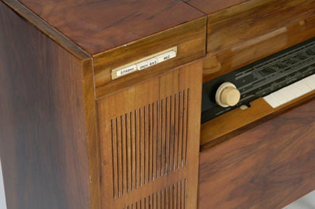 Czech czech mid-century radio - turntable For Sale