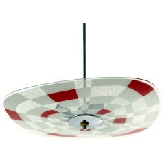 czech mid-century pendant lamp