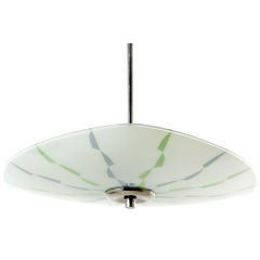 czech mid-century pendant lamp