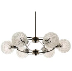 czech mid-century "atom" lamp