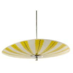 czech mid-century pendant lamp
