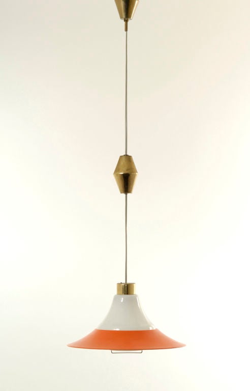 czech mid-century pendant lamp
