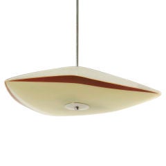 czech mid-century pendant lamp