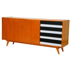 czech mid-century credenza - sideboard (with four drawers)
