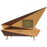 Vintage Important Kuba Komet Television Console