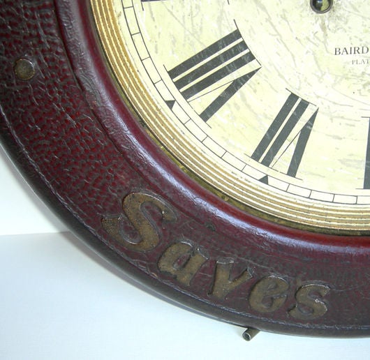 19th Century Venus Soap Advertising Wall Clock by Baird Clocks