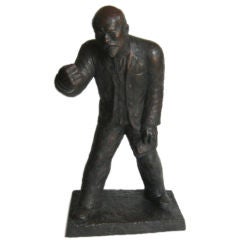Vladamir Lenin Bronze Statue by A. Wolff