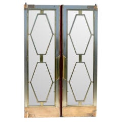 Tourist Class Dining Lounge Doors from S.S. Empress of Britain