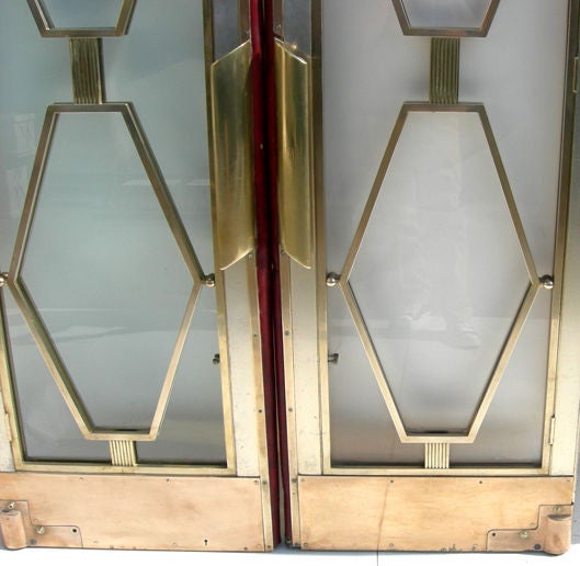 British Tourist Class Dining Lounge Doors from S.S. Empress of Britain