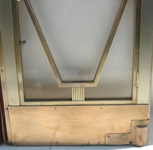 Brass Tourist Class Dining Lounge Doors from S.S. Empress of Britain