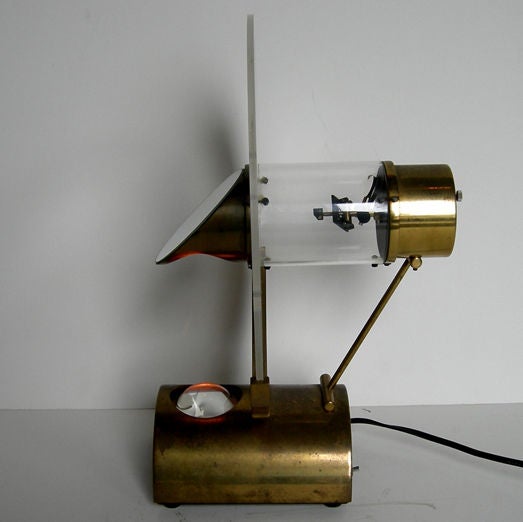 Brass Exceptional Mystery Clock by Jerome Simon