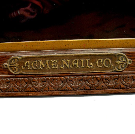 There certainly has been some interesting advertising campaigns over the years, and the Acme Nail Co. ad was designed to grab your attention! How else were you going to get people talking about your nails, or what better spokesman than the Son of