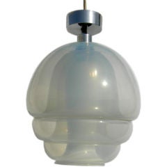 Glass Hanging Lamp by Carlo Nason for Mazzega