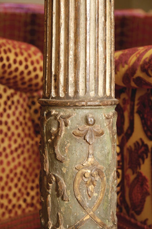 Old World Portico Column Floor Lamps at 1stdibs