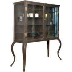 Vintage Neo-Classical Industrial Curiosity Cabinet