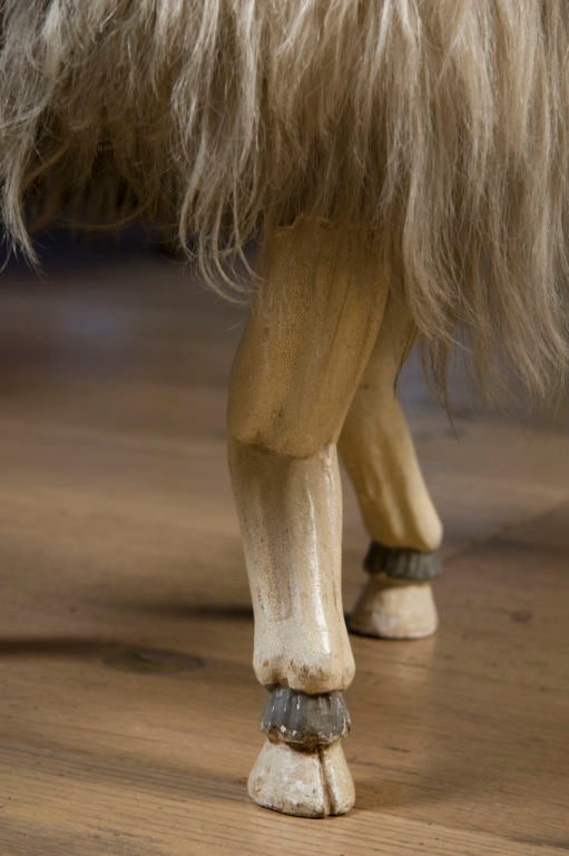 Alpine Neo-Classical Fur Stools 1