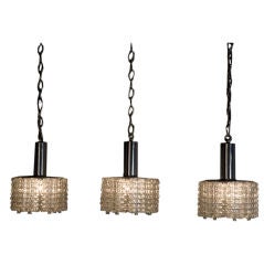 Used Cascading Crystal Pendants