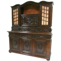 Late 19th Century French Buffet Deux Corps