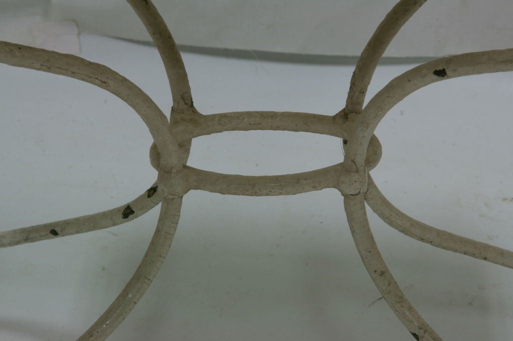 20th Century Early 1900s French Iron Bistro Table