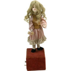 Antique 19th Century French Musical Doll