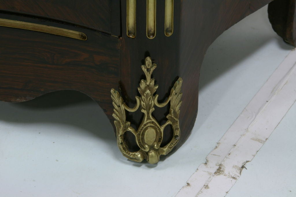 Commode Early 19th Century French Regence Style Marquetry Rosewood  3