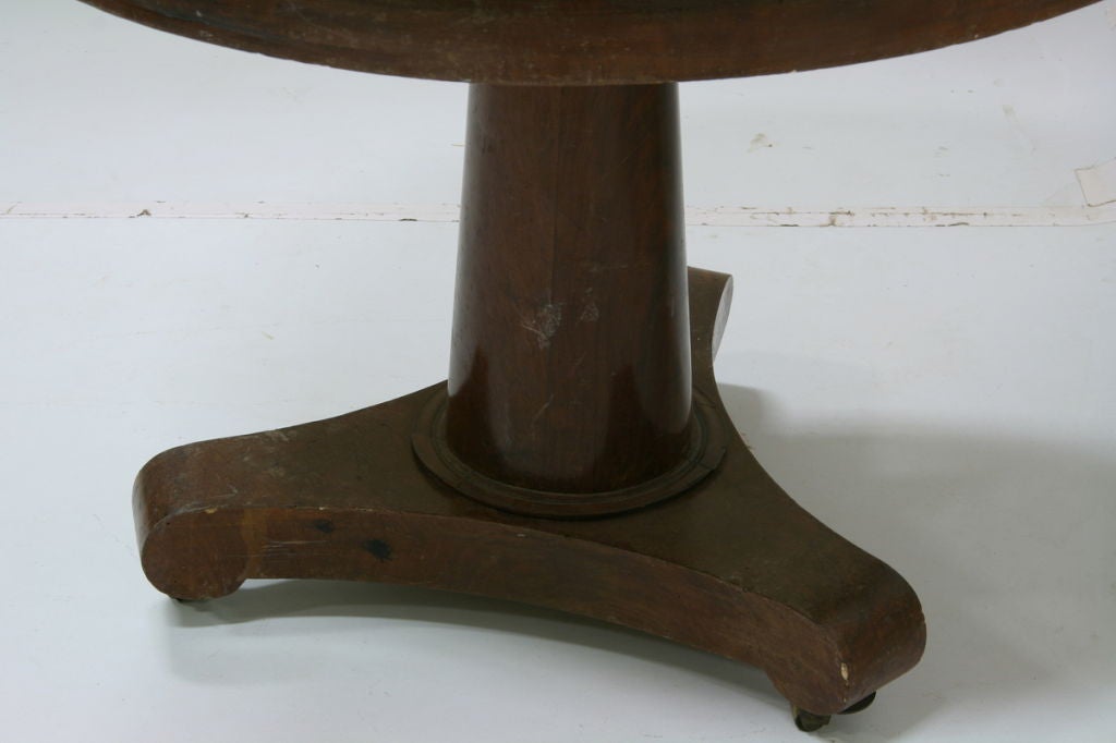 19th Century French Empire Pedestal Table 1