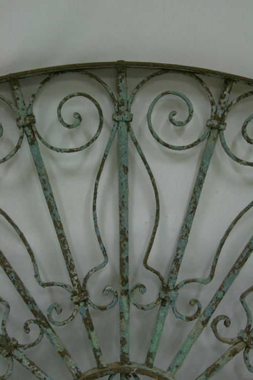 19th Century French Iron Transom Overdoor 2