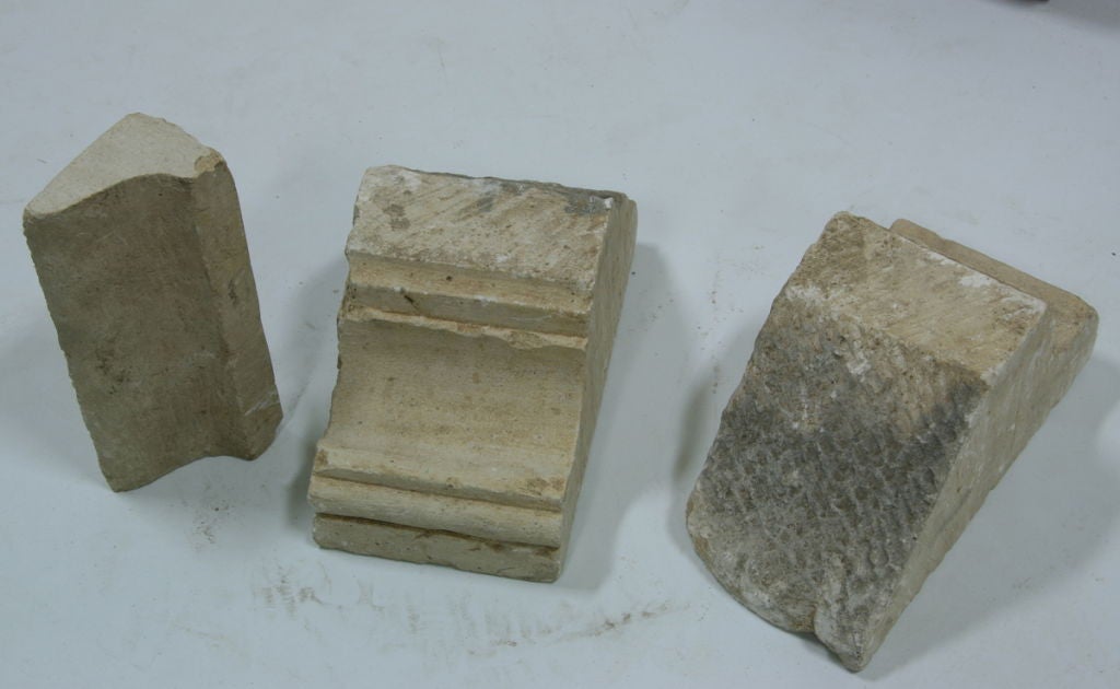 Limestone Pieces 18th and 19th Century French 2