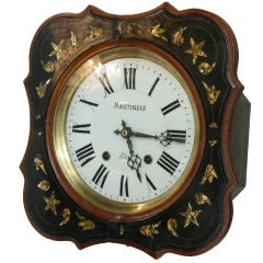 19th Century Oeil De Boeuf Clock