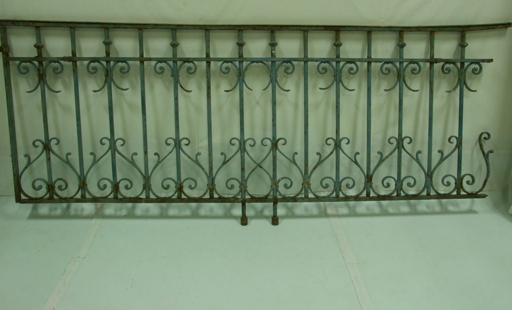 19th Century Wrought Iron Fencing In Excellent Condition In San Francisco, CA