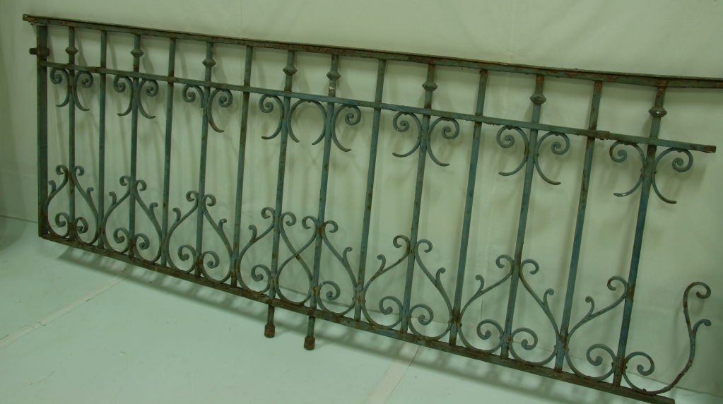 French 19th Century Wrought Iron Fencing