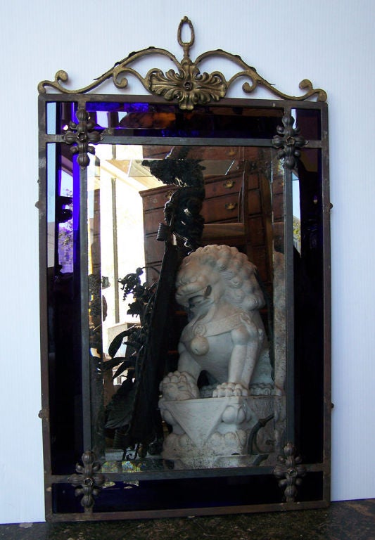 Mediterranean Style Iron Mirror