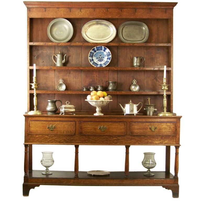 18th Century Welsh Oak Dresser