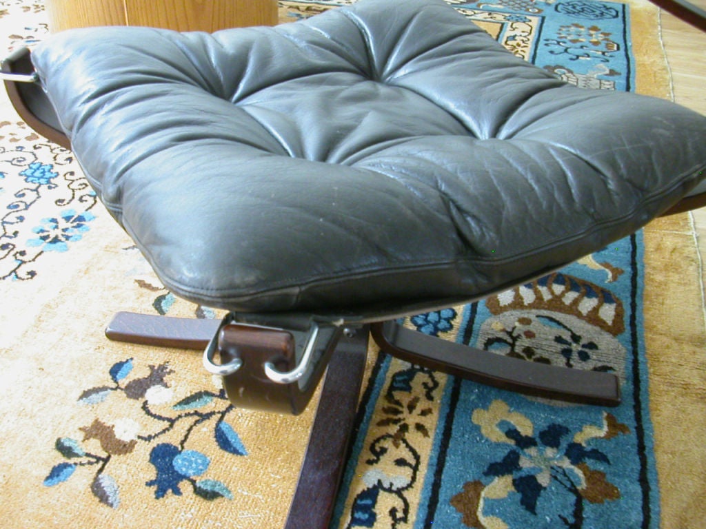 Late 20th Century Falcon Chair & Ottoman By Sigurd Resell