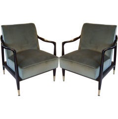 Pair of Ebonized Chairs