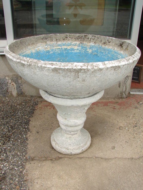 Mid-20th Century Large bowl planter/fountain