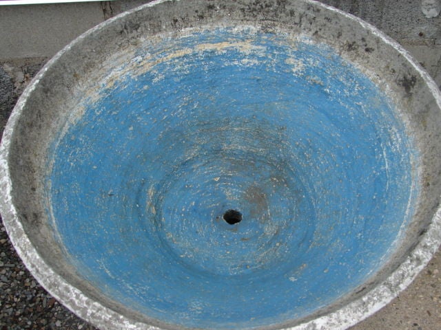 French Large bowl planter/fountain