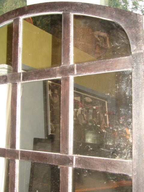 19th Century Cast iron mirror