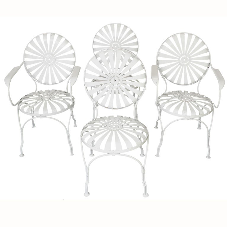 Set of deco garden chairs