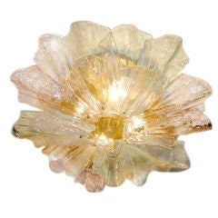 Murano glass flush mount  chandelier -single wall sconce