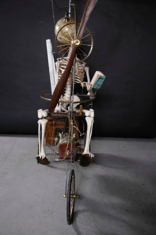 Mixed Media Incredible mechanical sculpture For Sale