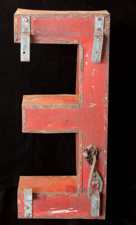 Vintage electric sign "LIFE".