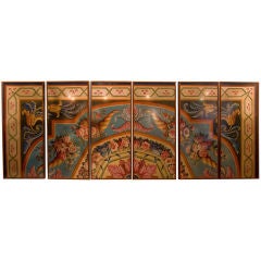 19th century handpainted tapestry design, Aubusson